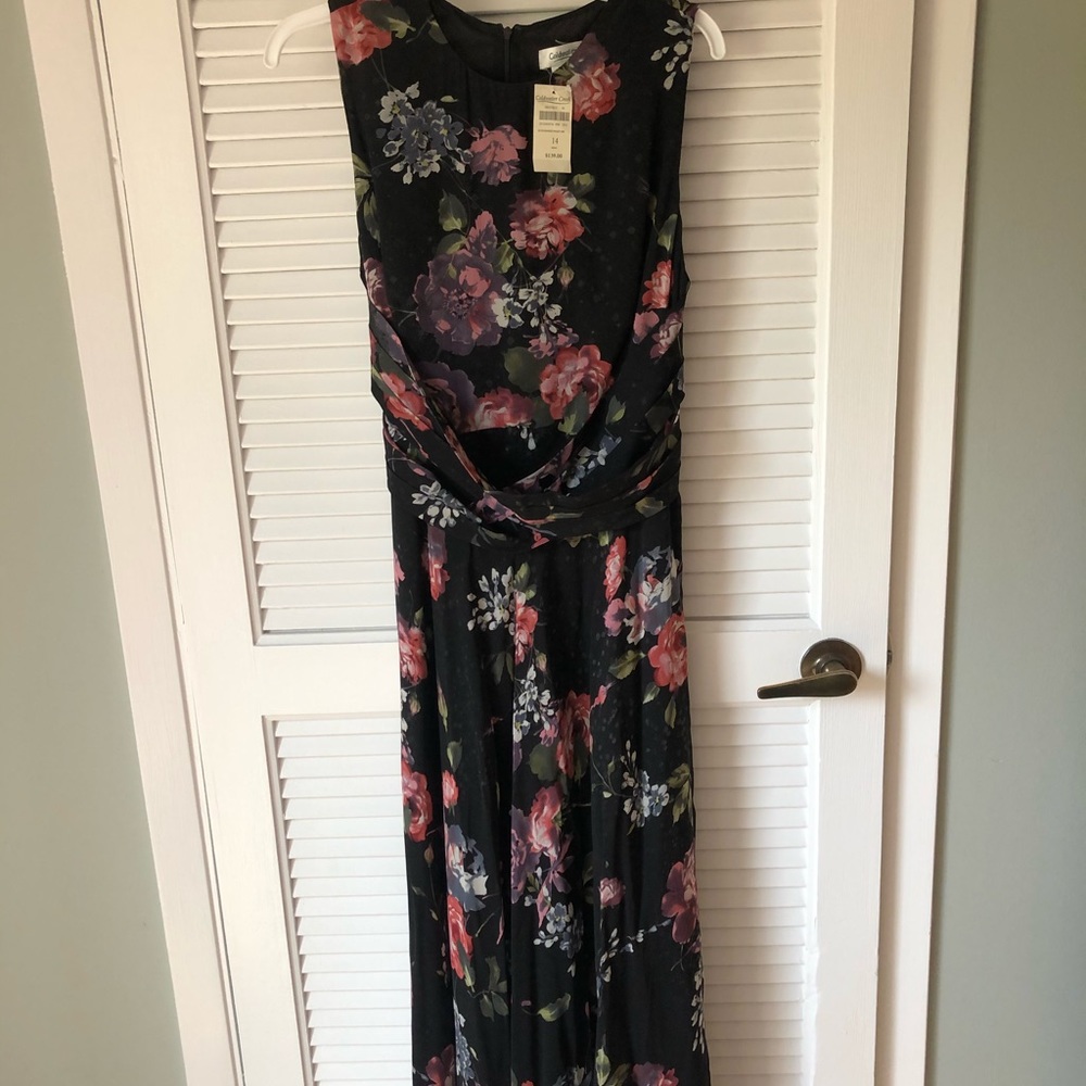 Coldwater Creek Floral tie dress